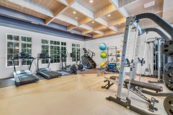 Modern fitness center